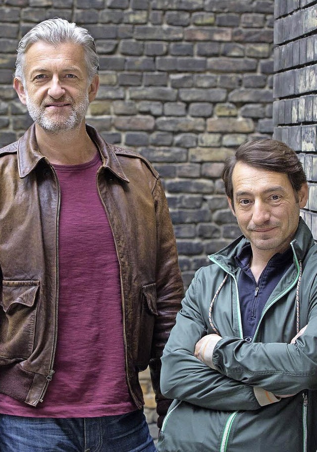 Dominic Raake und Boris Aljinovic als &#8222;Tatort&#8220;-Kommissare   | Foto: dpa