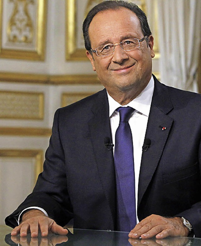 Strahlend: Hollande am Sonntag im TV   | Foto: dpa