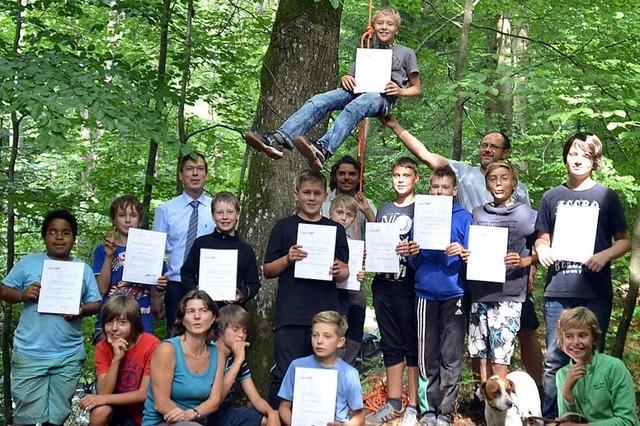 Wie ein rohes Ei sicher fnf Meter tiefer landet