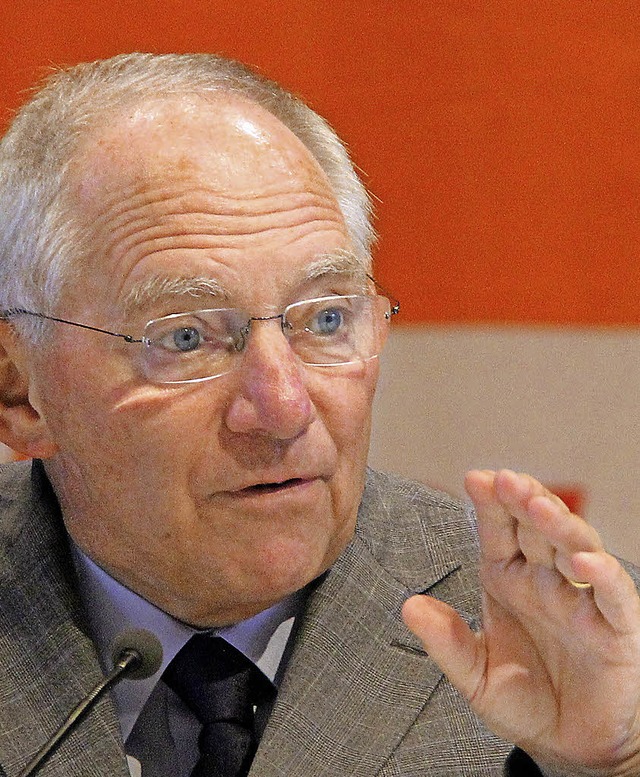 Wolfgang Schuble   | Foto: Huber