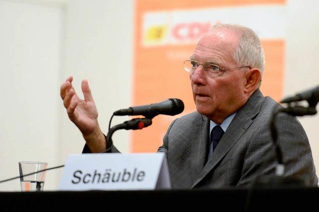 Wie war’s bei...Wolfgang Schäuble in Freiburg?
