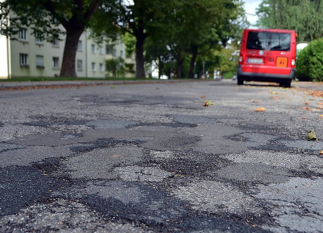 Weil die Haagener Strae im Nordteil n... der unterhaltungsbedrftigen Straen.  | Foto: Ansgar Taschinski