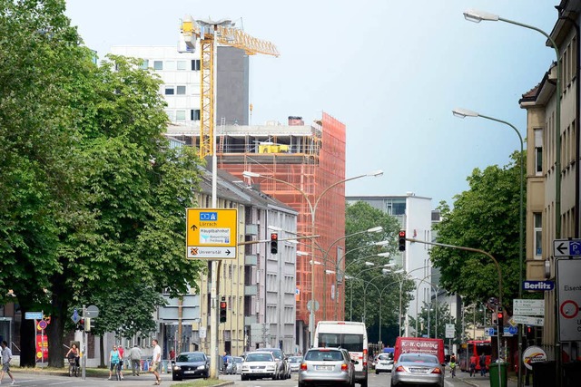 Am Colombi-Eck wird erst einmal nicht weitergebaut.  | Foto: Ingo Schneider