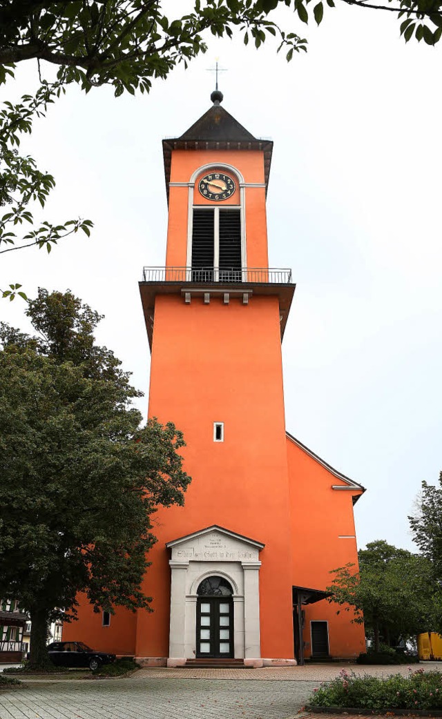 Die Friedenskirche in Altenheim wurde ... Oktober wird der Jahrestag gefeiert.   | Foto: Christoph Breithaupt