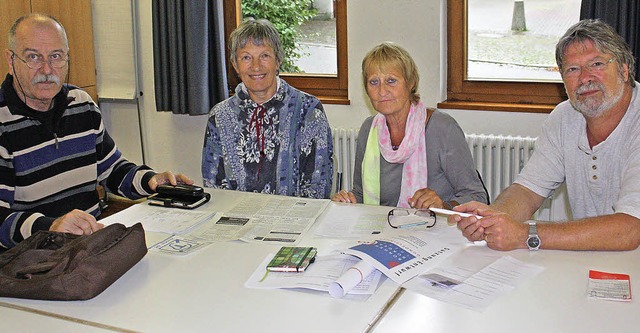 Willibald Fritz, Ingrid Enderlein, Con...n Gundelfingen vollzogen werden soll.   | Foto: Gabriele Fssler