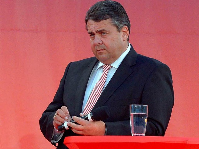 Soll im Notfall die Weichen fr eine g...tion stellen: SPD-Chef Sigmar Gabriel   | Foto: DPA