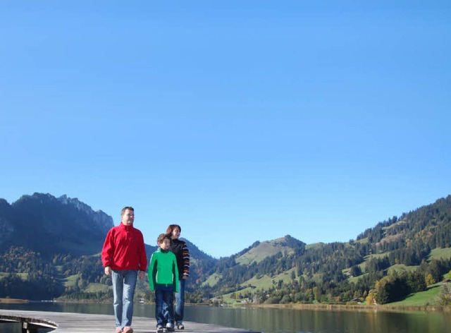 Wanderziel fr die ganze Familie: der Schwarzsee  | Foto: ZV