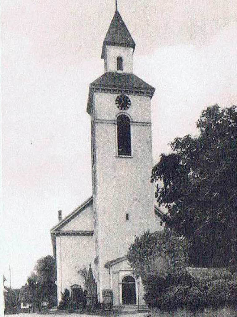 Kirche erbaut von Weinbrenner in den Jahren 1808 bis 1813.
