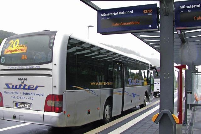 Öffentlicher Personennahverkehr in Münstertal wird verbessert