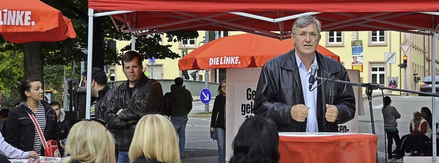 Klaus Riexinger, Teil der Doppelspitze... Stern Kandidat im Wahlkreis Offenburg  | Foto: Burgmaier Ralf