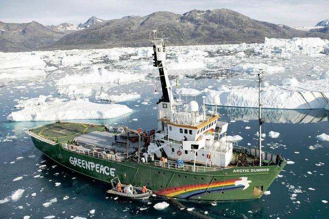 Greenpeace: Russische Kstenwache strmt Schiff in der Arktis