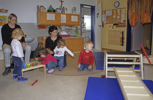 Kleinkindbetreuung in St. Josef in Wyh...kirchlichen Kindergrten beschlossen.   | Foto: Haberer