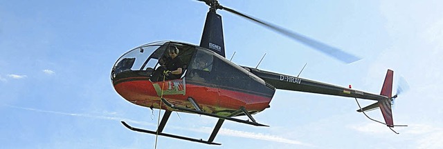 Mit diesem Helikopter kann man am ersten Messewochenende abheben.   | Foto: privat