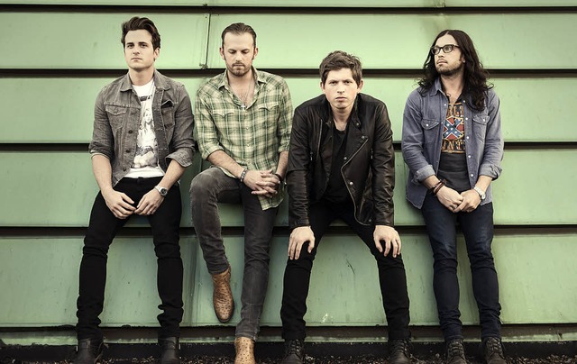 Drei Brder und ein Cousin: Jared, Cal...than Followill sind die Kings of Leon   | Foto: Dan Winters