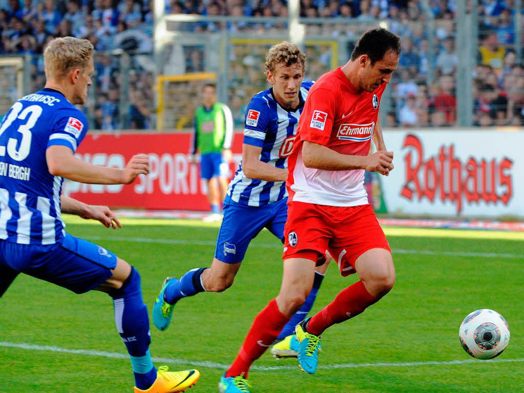 Der SC Freiburg holt im Heimspiel gegen Hertha BSC nur einen Punkt.