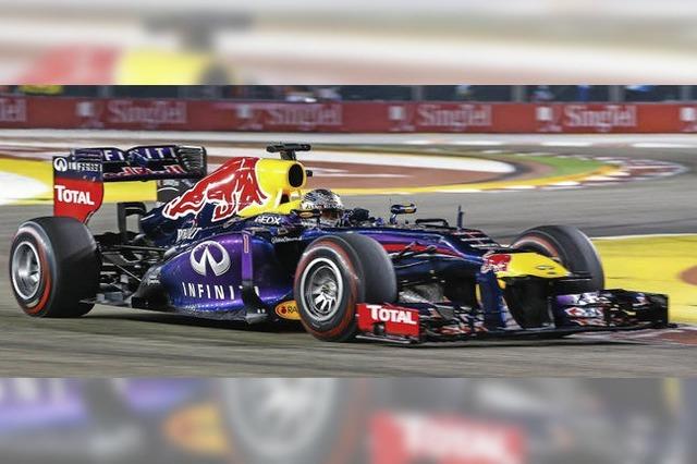 Vettel fährt der Konkurrenz davon