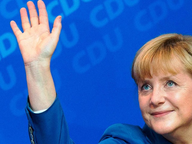 Auf dem Hhepunkt ihrer Macht und Karriere: Angela Merkel  | Foto: dpa