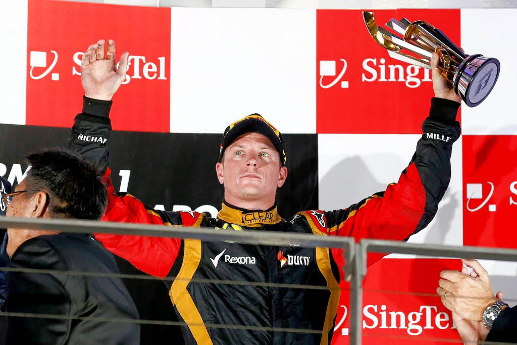 Formel-1-Nachtrennen in Singapur – Kimi Raikkonen