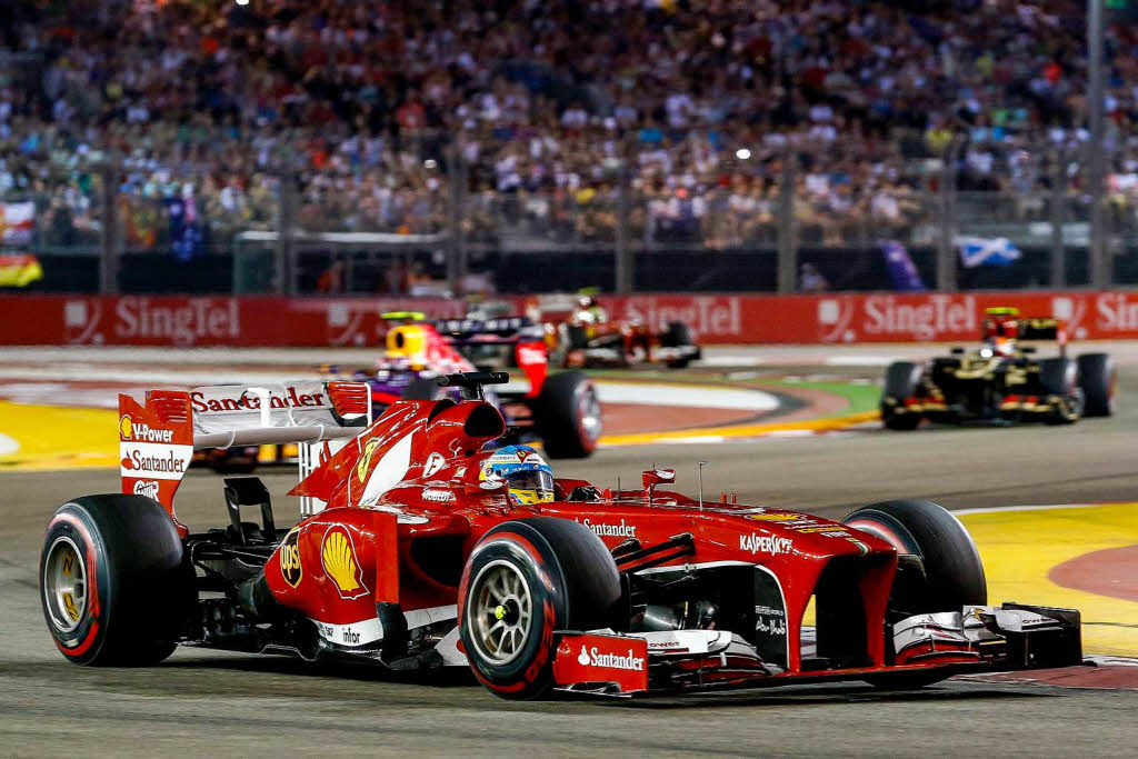Formel-1-Nachtrennen in Singapur – Fernando Alonso