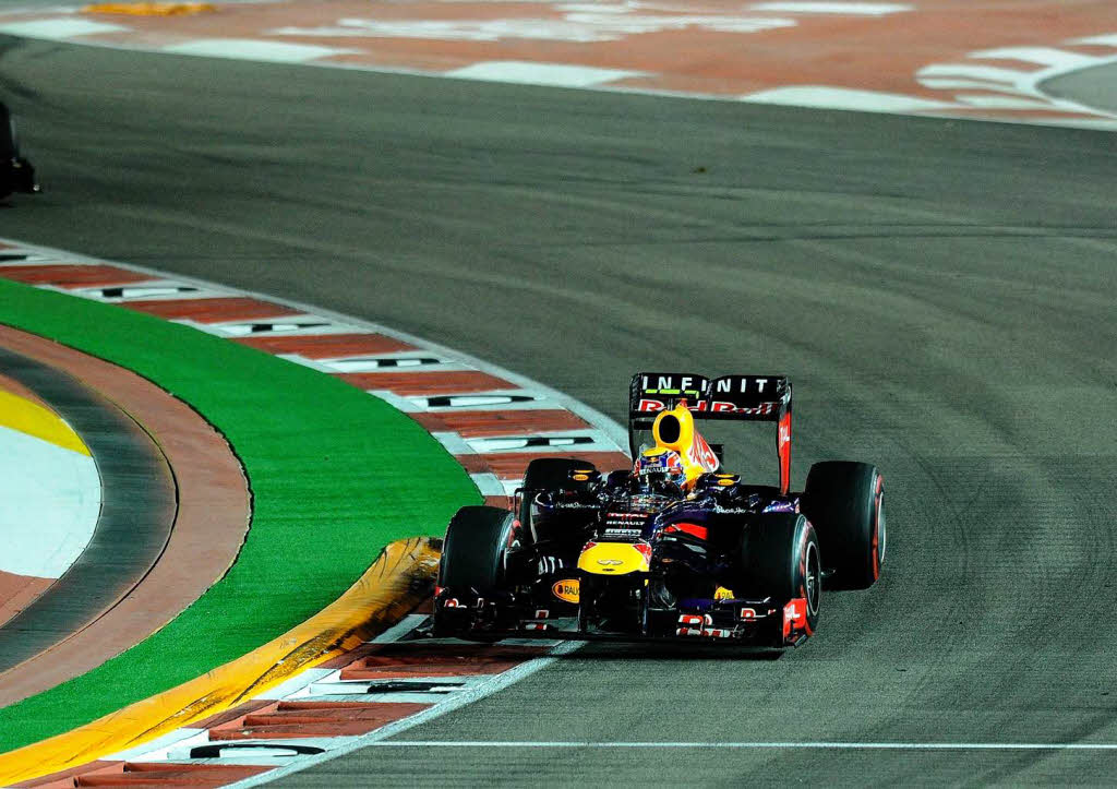 Formel-1-Nachtrennen in Singapur – Mark Webber
