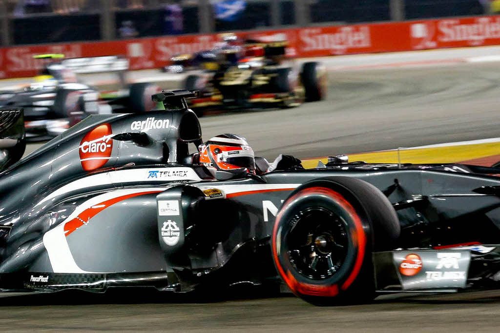 Formel-1-Nachtrennen in Singapur – Nico Hulkenberg