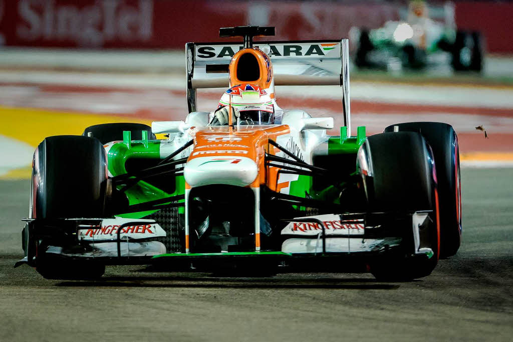 Formel-1-Nachtrennen in Singapur – Paul Di Resta