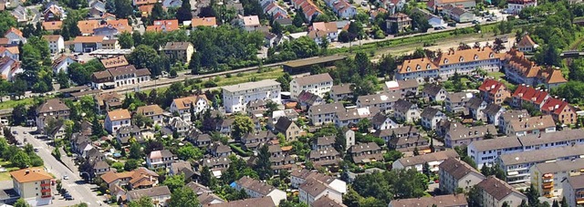 Die denkmalgeschtzte Gartenstadt in H...der Baugenossenschaft Haltingen-Weil.   | Foto: LAUBER