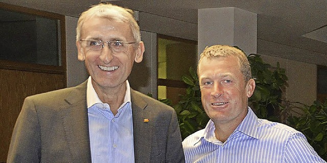 Armin Schuster (links) und Ulrich Lusche sowie die CDU haben gut Lachen.   | Foto: rud