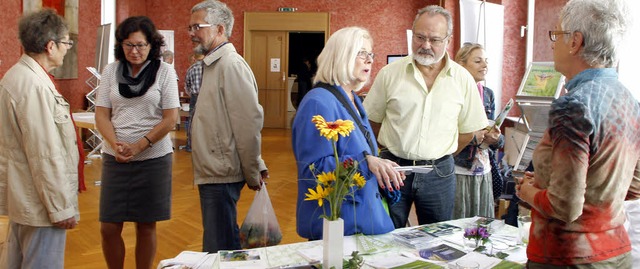 Beim Patiententag des onkologischen Ze...r jede Menge Informationen bekommen.    | Foto: Heidi Fssel