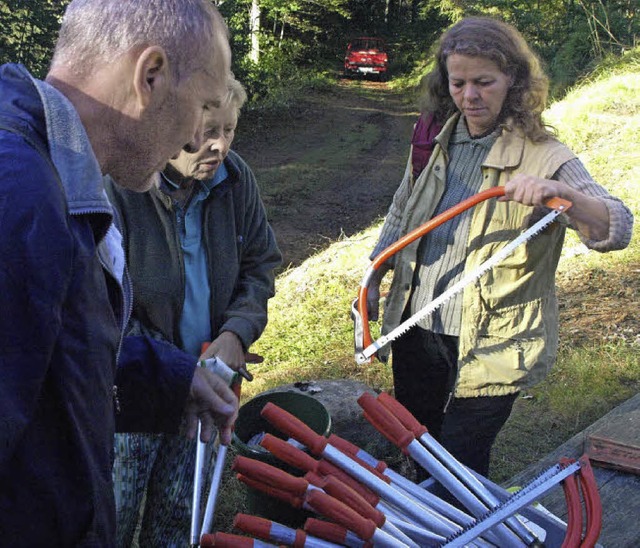 Zu einem Pflegetag in der Nachfolge de...ei der Kleinen Englnderhtte in Ibach  | Foto: Karin Stckl-Steinebrunner