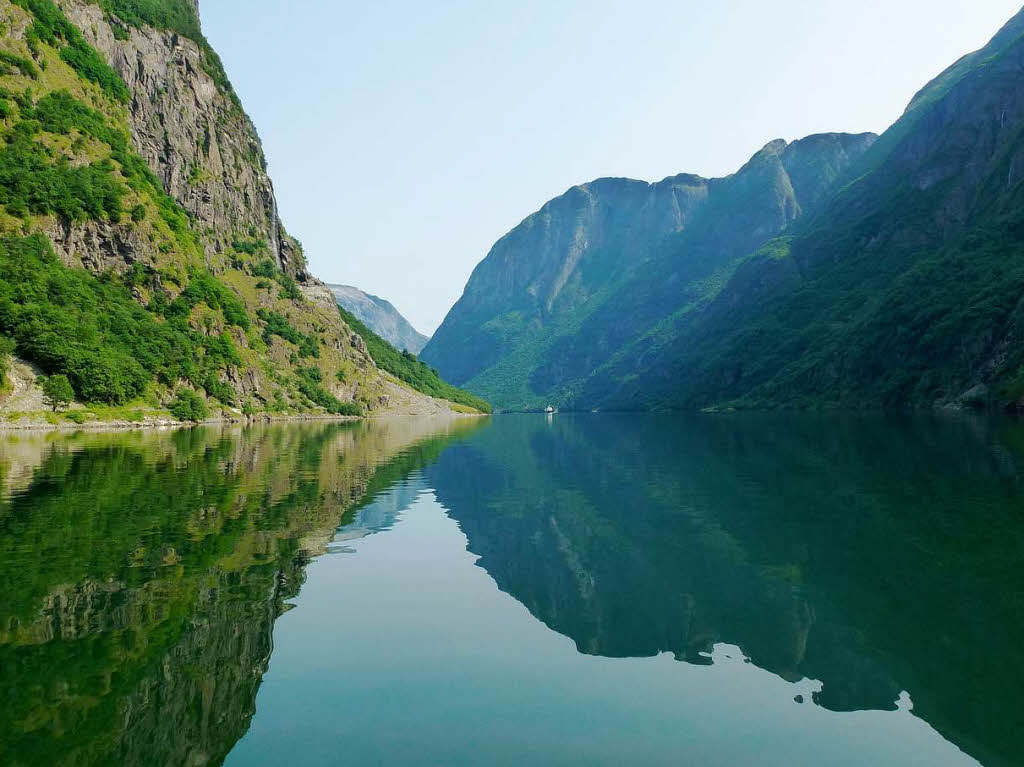 Naeroj-Fjord in Norwegen
