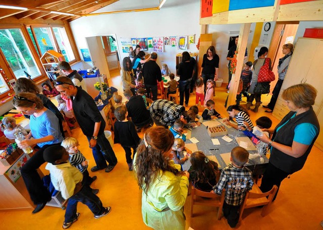 Volles Haus gab es beim &#8222;Tag der...Umkircher Kinder- und Bildungszentrum.  | Foto: Julius Wilhelm Steckmeister