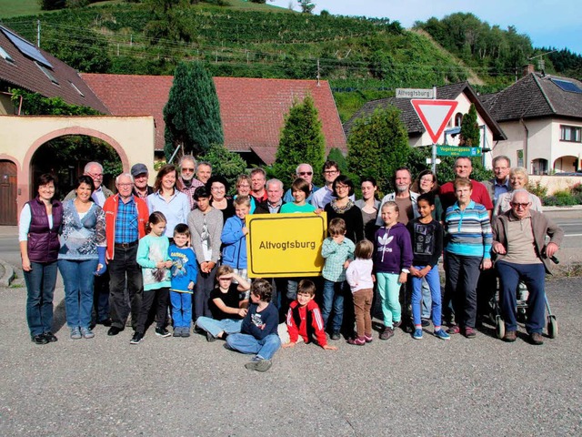 Die Brger von Altvogtsburg forderten ...sbeschrnkung von 50 Stundenkilometer.  | Foto: Herbert Trogus