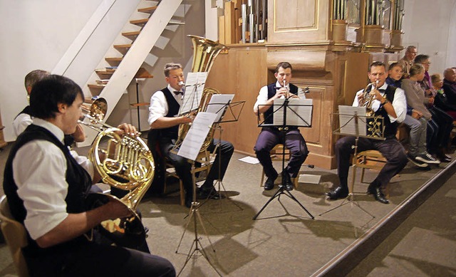 Kirchenkonzert des Blserensembles der Trachtenkapelle Oberprechtal   | Foto: Christian Ringwald