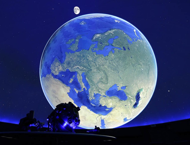 Das neue Hauptprogramm des Planetarium...enten Bildern die Geschichte der Welt.  | Foto: Ingo Schneider