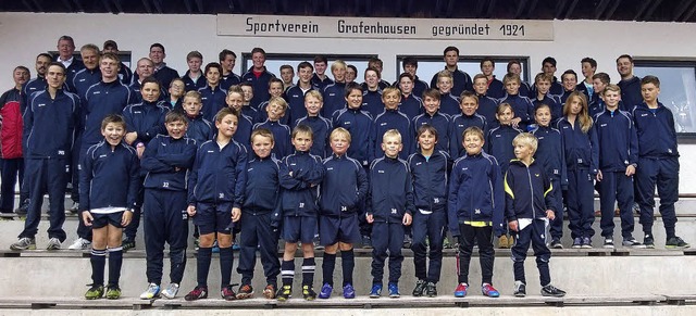 Freude beim Sportverein Grafenhausen: ...Trainingsanzgen ausgestattet werden.   | Foto: Sportverein Grafenhausen