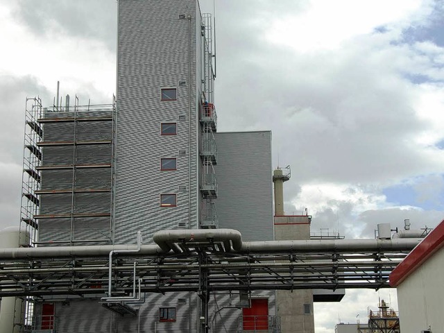 Die Solarsilizium-Anlage Rheinfelden steht still.  | Foto: Ingrid Bhm-Jacob