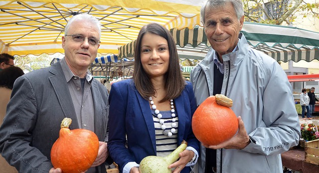 Alwin und Verena Rank und  Horst Krme...en. Aber auch sonst ist viel geboten.   | Foto: Barbara Ruda