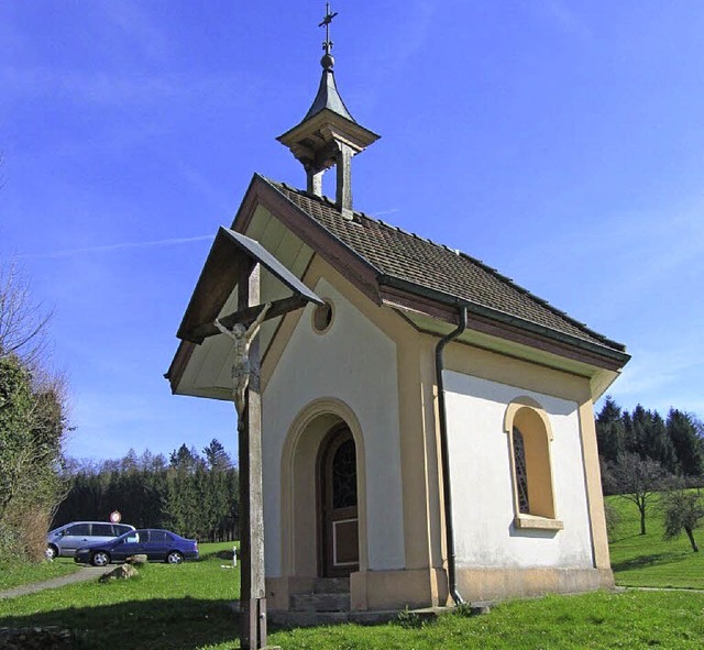 Die Mutter-Gottes-Kapelle in Niedereic...der Kleindenkmale auf dem Dinkelberg.   | Foto: privat