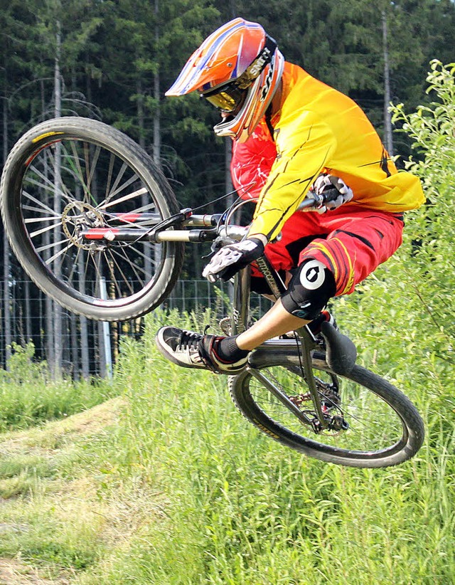 In Aktion: Four-Cross-Sportler und -Trainer Andr Graf   | Foto: Witwicki