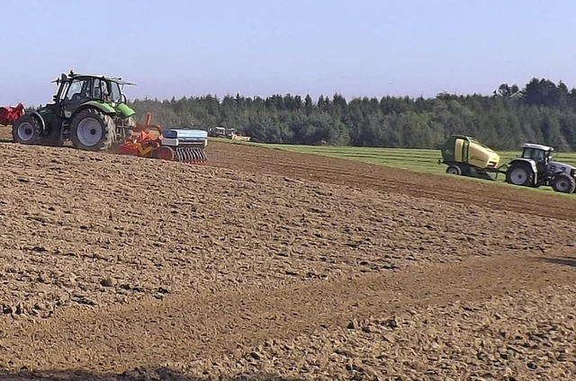 Konventionell betriebene Landwirtschaf...eb mit finanziellen Hilfen verstrken.  | Foto: wolfgang adam