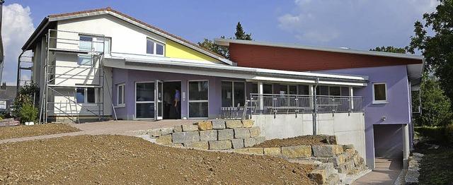 Der Neubau der Kindertagessttte in Bo...ihr neues Domizil in Beschlag nehmen.   | Foto: Juliane Khnemund