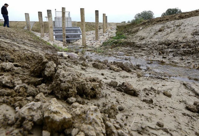 Das Rckhaltebecken ist fertiggestellt.   | Foto: Ingo Schneider