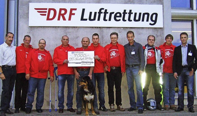 Gro war die Freude bei der DRF Luftre... aus dem Motorradfscht berbrachten.   | Foto: Privat