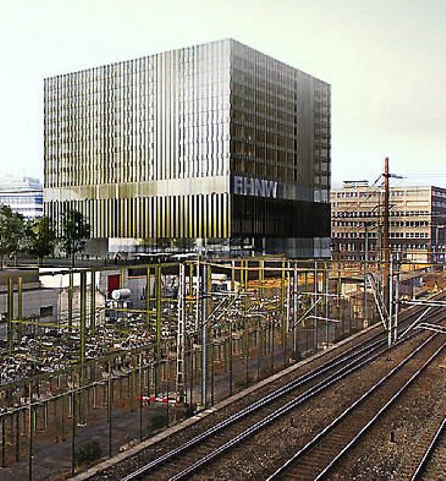 Der neue  Campus entsteht am Bahnhof.   | Foto: visualisierung: pool Architekten