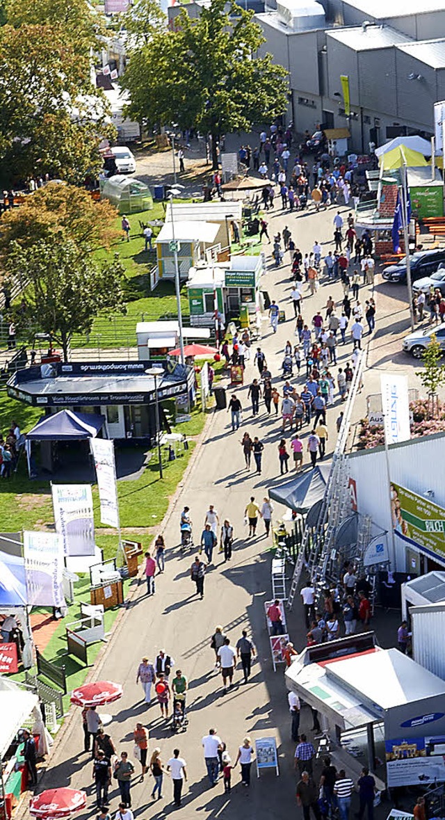 Neun Messetage, 500 Aussteller und jed...rrheinmesse startet ins 75. Jubilum.   | Foto: Guido Gegg