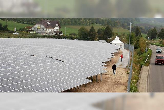 Solarpark Gengenbach ist am Netz