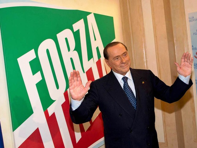 Silvio Berlusconi bestimmt noch immer die italienische Politik.  | Foto: Massimo Percossi