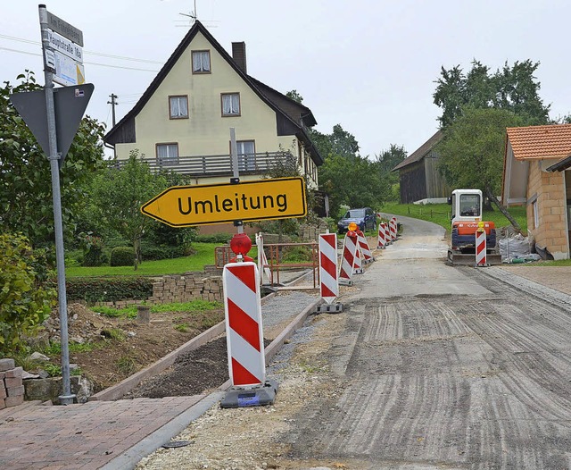 Neigen sich langsam den Ende zu: die e...2;Am Fohrenberg&#8220; in Ewattingen.   | Foto: Juliane Khnemund