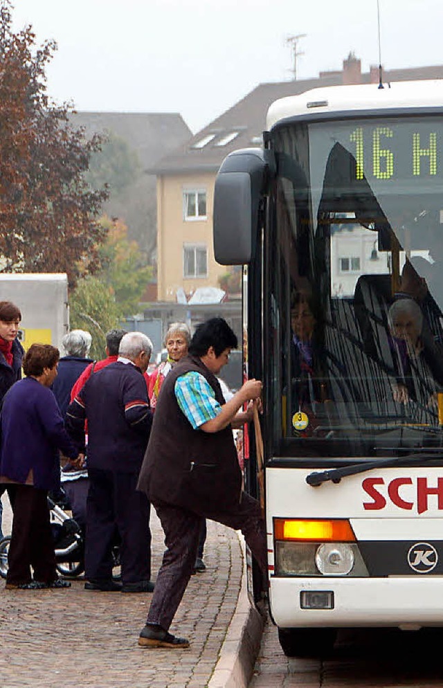 Stark frequentiert: Die Haltestelle &#8222;Rathaus-Nord&#8220;   | Foto: frank kiefer